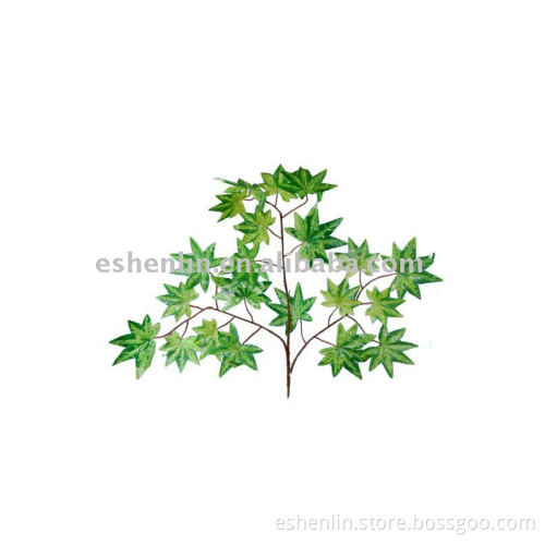 artificial maple leaves spray